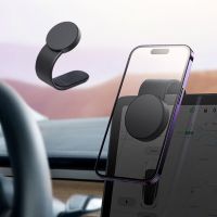 ☾△✣ 360 Degree Rotation Adjustable Magnetic Car Phone Holder Wireless charging Panel Magnet Suction Mobile Phone Support Bracket