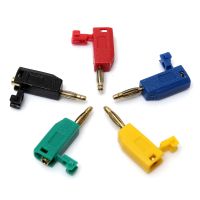 5Pcs 5 Colors 2mm Banana Plug Connector Jack For Speaker Amplifier Test Probes Terminals Cooper Connectors