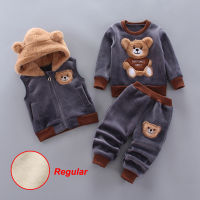 Fashion Baby Boys Clothes Autumn Winter Warm Baby Girls Clothes Kids 3pcs Outfits Suit Newborn Baby Clothes Infant Clothing Sets