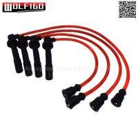 WOLFIGO Red Spark Plug Wires Set 10.2MM Silicone Fit Mitsubishi Eagle Eclipse Talon 4G61 4G64 New