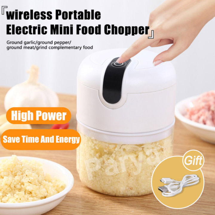 Wireless Electric Mini Food Processor & Chopper Garlic Onion Fruit  Vegetable G