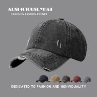 2023► Hats for men and women fashion hole in baseball cap spring summer autumn torn by outdoor leisure sports sunshade cap