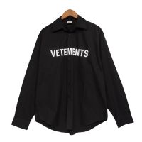 แฟชั่นใหม่เสื้อเชิ้ตลําลองแขนยาวพลัสไซส์ Vetements