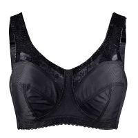 Womens Lace Bra Bralette Black Sexy Lingerie Wire Free Underwear Tops Minimizer Plus Size Brassiere BH 36-56 A B C D E F G H Cup