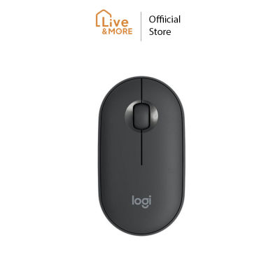 [มีประกัน] Logitech โลจิเทค เมาส์ไร้สาย ไร้เสียงรบกวน Pebble Wireless Mouse รุ่น M350 สี Graphite