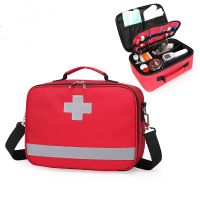Empty New Car Outdoor Camping First Aid Kits Medical Bag Portable Waterproof Family Medicine Kit Shoulder Emergency Kit