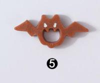 Kawaii Simulation Food Resin Chocolate Cookie Halloween Pumpkin bats Flatback DIY Decorative Craft Scrapbooking Accessories