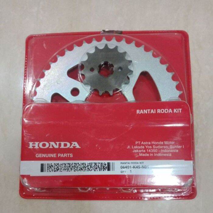 Gear set Gir Rantai Roda Kit Honda CBR 150 CB150R LED 06401K45N01