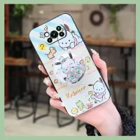 Cute Back Cover Phone Case For Xiaomi Poco X3 NFC/X3 Pro Fashion Design TPU foothold Cartoon Soft Case glisten cartoon