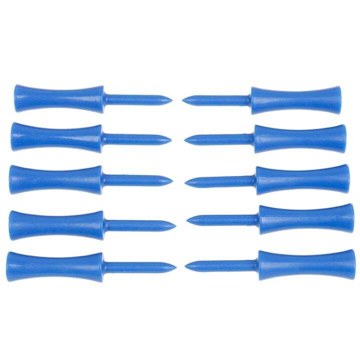 50pcs-set-activing-blue-color-plastic-golf-tees-83mm-durable-rubber-cushion-top-golf-tee-68mm-towels