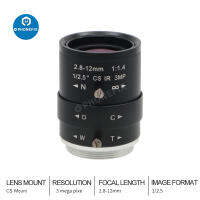 HD 3MP 112 "F1.4 2.8-12มิลลิเมตร CS เมาเลนส์คู่มือไอริสซูมกล้องรักษาความปลอดภัยสำหรับกล้องวงจรปิดเฝ้าระวังหรือถ่ายทอดสด