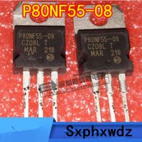 10PCS STP80NF55-08 P80NF55-08 55V80A TO-220 ทรานซิสเตอร์ Power MOSFET ใหม่ดั้งเดิม