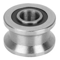 T22 8*22.5*14.5mm Miniature Stainless Steel U Groove Pulley Bearing High Accuracy Track Sliding Roller Ball Bearing Low Noise Axles  Bearings Seals