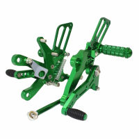 Motorcycle CNC Driver Adjustable Rearset Footrests Foot Rest Pegs Pedals Shifter Bracket For KAWASAKI Ninja 400 EX400 2018-2024, Ninja 250 EX250 2018-2024, Z400 ER400 2018 2019 2020 2021 2022 2023 2024