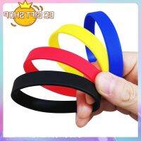 COD SDGREYRTYT ECGIFT SW001 Blank Silicone Wristbands Solid Color Bracelets Stretch Silicone Sport Wristbands for Events Wedding Cup Markers