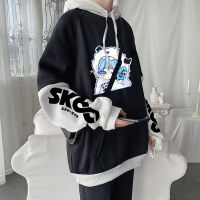 Anime SK8 The Infinity Langa Hasegawa Kawaii Cartoon Print Hoodies Casual Harajuku Long Sleeve Winter Infinity Skate Sweatshirts