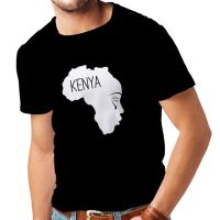 Mens Support Kenya Face Map Tshirt Tees Tshirts 100% cotton T-shirt