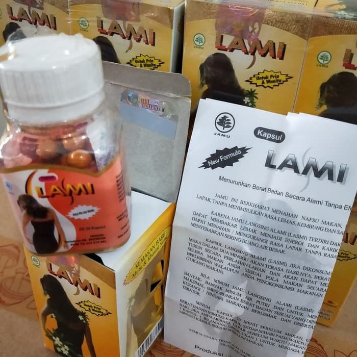 Lami Gold Original Indonesia Jamu Kurus 30 Kapsul Lazada