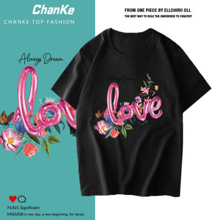 เสื้อคอกลมเสื้อยืด-ลายน่ารัก-ลายเเฟชั่น-ลายสตีท-t-1016