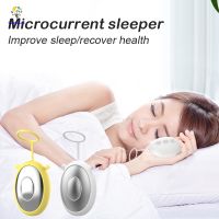 【คุณภาพสูง】Microcurrent Sleep Helper Sleep Aid Hand Holding Fast Sleep Instrument Head Relaxation Massage USB Charging