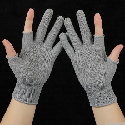 [Free ship] for tea picking and vegetable leaves summer thin section breathable semi-pointing glue non-slip five-finger finger men women