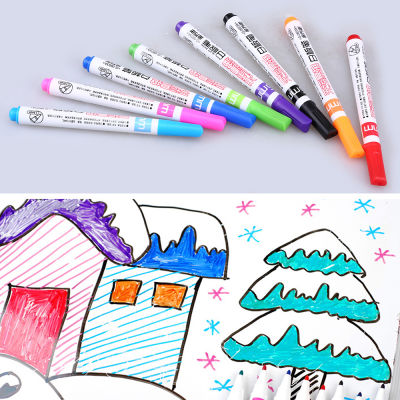 8 PcsSet Erasable Whiteboard Pens Classroom Dry White Board Markers Student Childrens Drawing Pen School Supplies