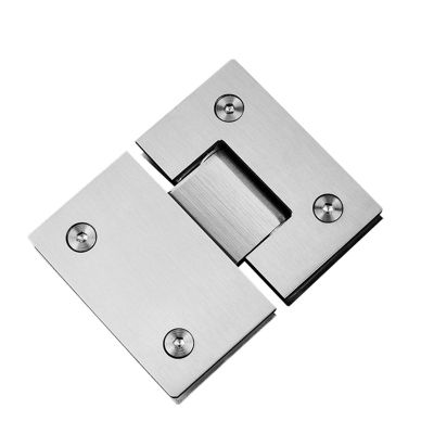 【LZ】 180 Degree Hinge Open 304 Stainless Steel Wall Mount Glass Shower Door Hinges For Home Bathroom Furniture Hardware