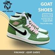 Giày Thể Thao JD1 Air Jordan 1 Mid Dutch Green
