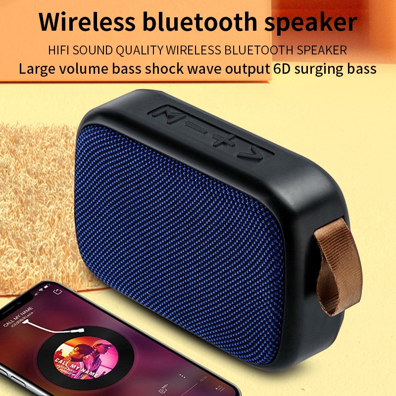 3W Mini Portable Wireless Bluetooth Speaker Waterproof Bass Stereo TF AUX MP3 FM 