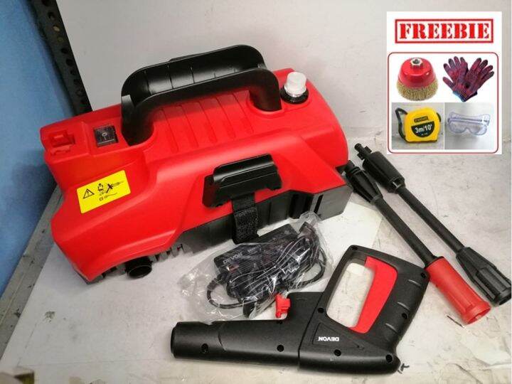 DEVON 36v Pressure Washer 50BAR (6701Li36) With Freebie Lazada PH