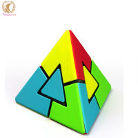 พลาสติก Smart Cube Pyramid Speed Cube การชาร์จแบบแม่เหล็ก Cube Magic Cube Puzzle Toy