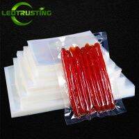 【CC】 100pcs Top Transparent Plastic Food Meat Fruit Frozen and Heatable Pouches