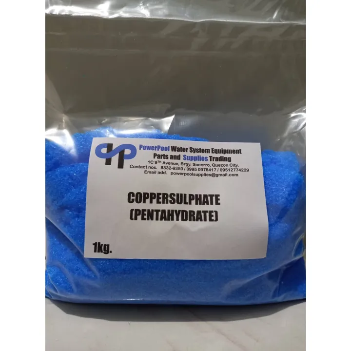 Copper Sulfate 1 kilo for Swimming pool & Spa Lazada PH