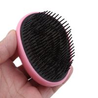 Egg Round Shape Massage Comb Hair Brush Anti-static Smoothing Handle Tangle Detangling Magic Comb Hair Brush Hair Styling Tool