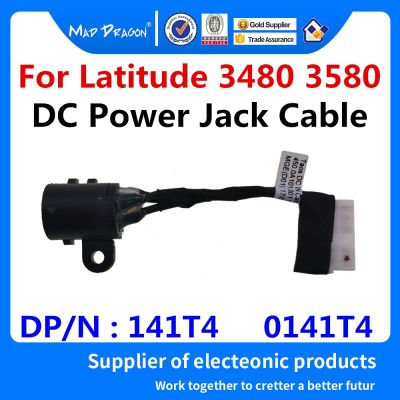 New original laptops DC IN Cable DC-IN cable DC Power Jack Cable   For Dell Latitude 3480 3580 141T4  0141T4  450.0A101.0011 Wires  Leads Adapters