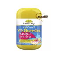 Natures way vita gummies omega 3 trio เนเจอร์ส เวย์ โอเมก้า3 ไวต้า กัมมี่ ทรีโอ 60เม็ด