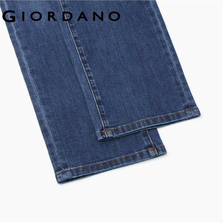 giordano-ผู้ชายกางเกงยีนส์กางเกงยีนส์กลางเพิ่มขึ้นห้ากระเป๋า-stonewash-แฟชั่นกางเกงยีนส์หนวดผล-c-omfort-พื้นฐานกางเกงยีนส์สบายๆ181139059449