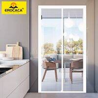 ☏ EROCACA Magnetic Screen Door Curtain Anti-Mosquito Net Fly Insect Screen Mesh Automatic Closing Custom Size Easy Installation