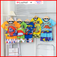 Combo 5 đồ bộ bé trai quần áo trẻ em MIMYKID in 3D hoạt hình cực hót sắc thumbnail