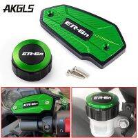 For KAWASAKI ER6N ER-6N 2009-2015 2011 2012 2013 2014 Motorcycle Front And Rear Brake Fluid Tank Cap And Filler Cap Essories