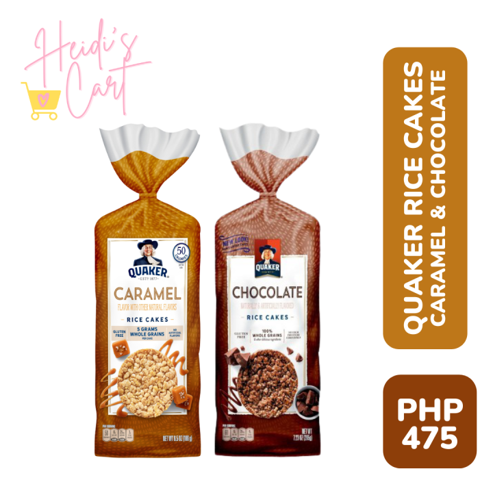 Quaker Rice Cakes Caramel, Chocolate Lazada PH