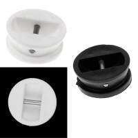 Online-Home 2x Surf Leash Leg SUP Longboardสายรัดขาเสียบดาดฟ้า30มม.เส้นผ่าศูนย์กลางสีขาว + ดำ