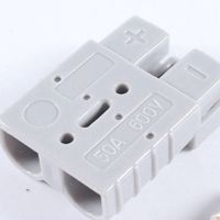 30Pcs for Anderson Plug Connector 50A 600V 6AWG Silver Plated Solid Copper Terminal AC/DC Power Tools