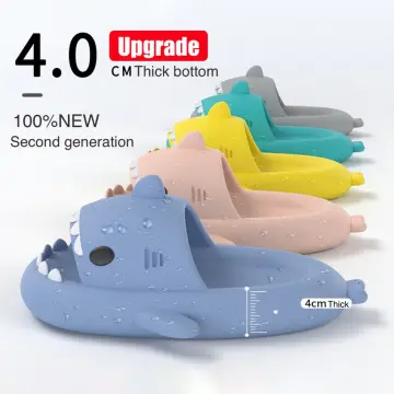 Adult hot sale shark slippers