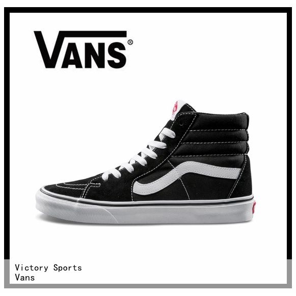 💯% authentic Vans Sk8 HI High Black-VN000D5IB8C, VANS Men's shoes/Women's shoes/sports shoes. | Lazada