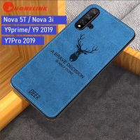 ✅ ส่งไว ✅ Deer Case Huawei Nova5T Y9s Y6s Y9 2019 Y9prime Y7pro 2019 Nova 3i Case Slim HYBRID Soft สำหรับ เคส Huawei เคสหัวเหว่ย เคสโทรศัพท์ เคสมือถือ พร้อมผ้าลินิน ผ้าใบ Stripe กันน้ำ เท่ห์สไตส์ผู้ชาย สินค้าใหม่