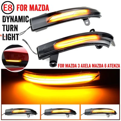 2Pcs LED Dynamic Turn Signal Rearview Side Mirror Blinker Sequential Light For Mazda 3 Axela 2017 2018 Mazda 6 Atenza 2018