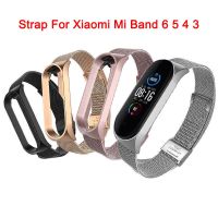 สายรัดสำหรับ Mi Band 3 4 5 6สายข้อมือโลหะข้อมือไม่มีสกรูสแตนเลส Miband สำหรับ Mi Band 6 4 3 5สายรัดข้อมือ