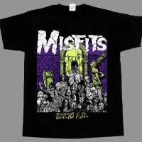 Hot sale MISFITS band graphic Mens 100% Cotton Round Neck Short Sleeve T-Shirt  Adult clothes