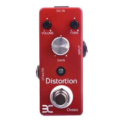 EX Guitar Pedal (DS-1) British High Gain Distortion  with Powerful Mid Frequency Cruncher + Free Connector